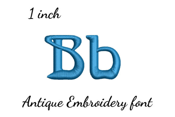B Font Antique Embroidery Review