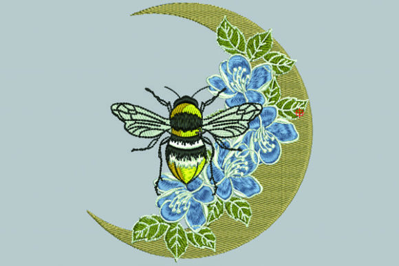 Bee and Flowers Embroidery Review