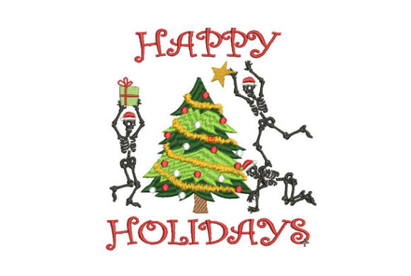 Christmas Skeletons Embroidery Design Review