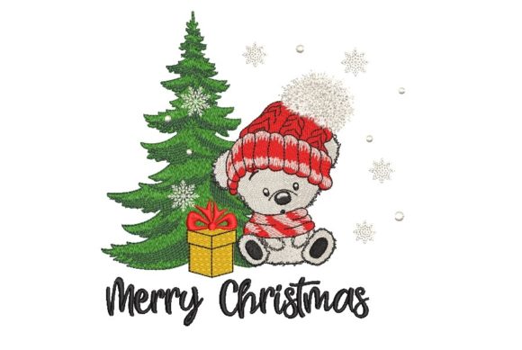 Christmas Tree with Teddy Bear Embroidery Review