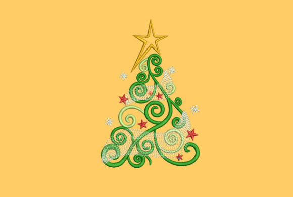 Cute Christmas Tree Embroidery Design Review