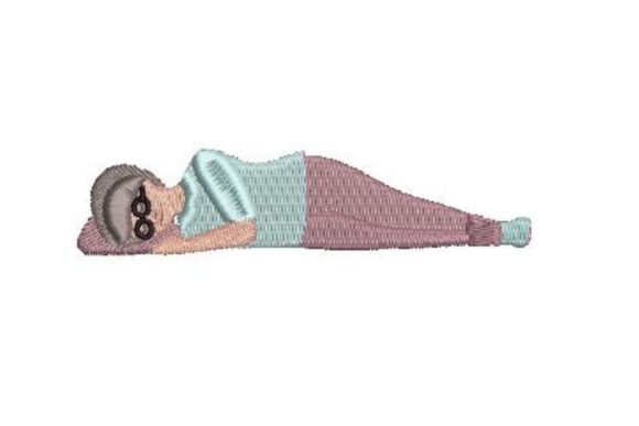 Grandma Sleeping on Ground Embroidery Review