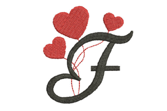 Heart Alphabet Letter F Review for Handmade Gifts