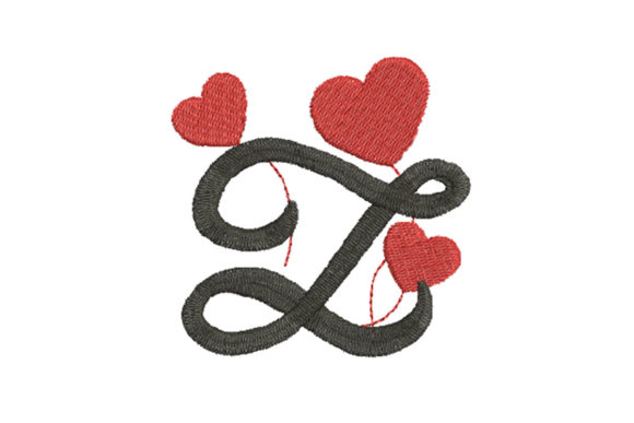 Heart Alphabet Letter Z Review for Seasonal Embroidery