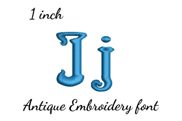 J Font Antique Embroidery Review