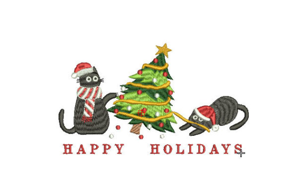 Naughty Christmas Cats Embroidery Review