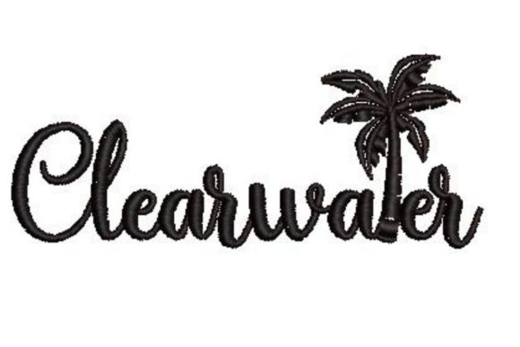 Palm Tree Silhouette Clearwater Embroidery Review