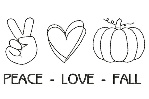 Peace Love Fall: A Designer's Take on a Seasonal Stitch