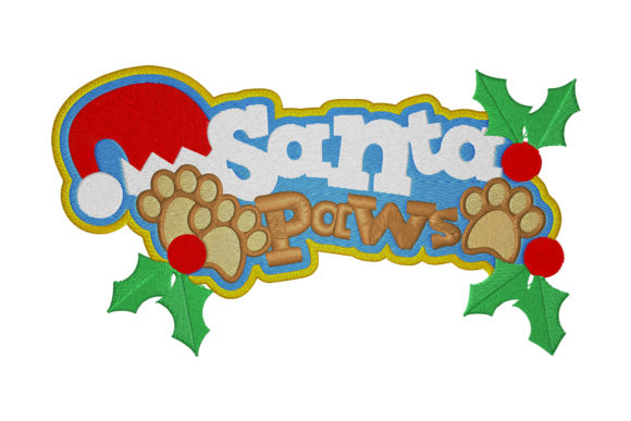 Santa Paws Embroidery Review