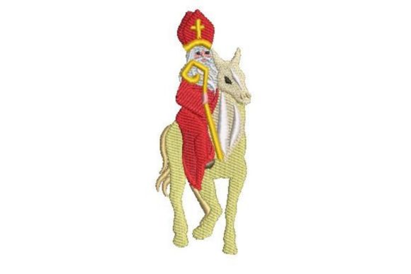 Sinterklaas on Horse Embroidery Review