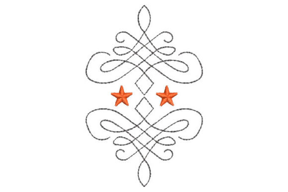 Swirl Flower with Star Embroidery Review