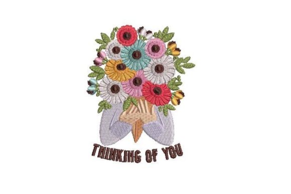 Thinking of You Flowers Embroidery Review