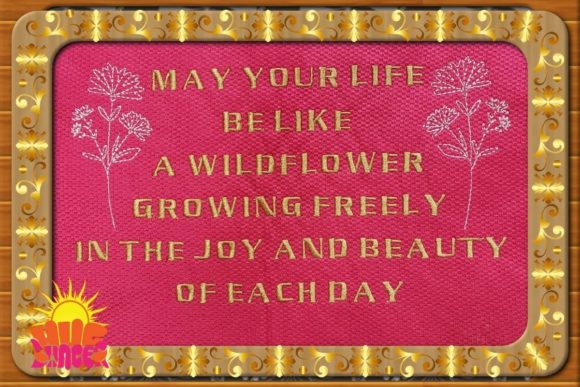 Wild Flower Embroidery Design Review